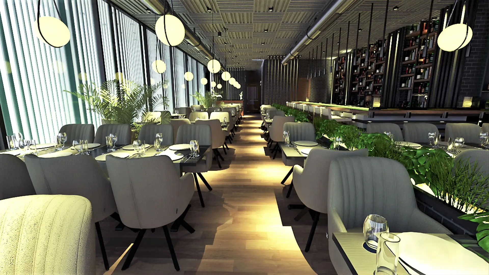 Londra Orta Doğu Restoranı İç Tasarımı